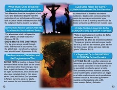 200 Full-Color Gospel Bible Tracts in English & Spanish | 4 Assorted Covers