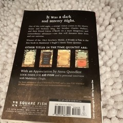 A Wrinkle in Time Madeleine L’Engle Square Fish Paperback Fantasy Time Travel