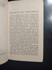 Five Stages of Greek Religion. Gilbert Murray. Beacon Press. 1951. HCDJ