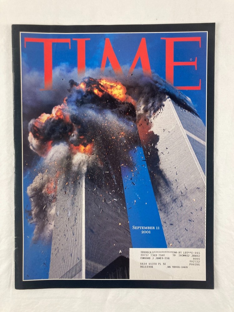 Time Magazine 9/11 September 11th 2001 Issue Circulated Very Good Clean Intact