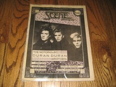 The Scene Entertainment Weekly Duran Duran 2 page advert July 1987 Notorious
