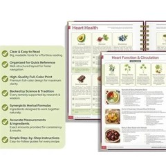 The Natural Healing Handbook-Herbal Remedies Guide (Spiral-Bound, Informational)