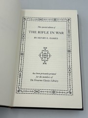 The Rifle In War By Eames (2015) Special Edition Private Printing Leather Bound