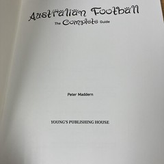 Vintage Australian Football : Complete Guide Peter Maddern (1974, Paperback)