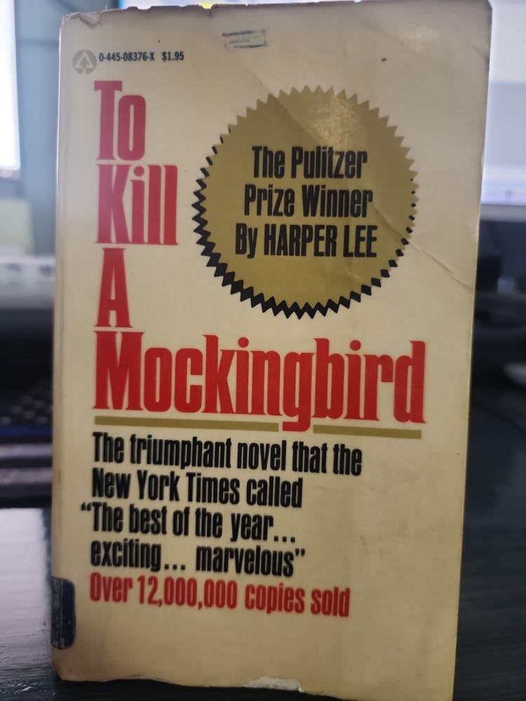 To Kill A Mockingbird Harper Lee 1960 Pulitzer Prize Popular Library Vintage LIB