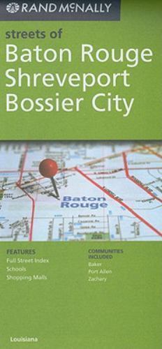 Map Baton Rouge Shreveport La by McNally Rand (2010, Map, Other)
