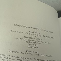 Planets in Transit: Life Cycles for Living, Hand, Robert