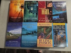 Reginald Hill LOT of 8 paperbacks. Various titles