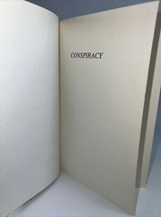 Conspiracy by Anthony Summers 1st Edition 1980 Hardcover