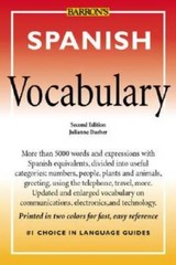 Spanish Vocabulary (Barron’s Vocabulary) – Paperback By Dueber, Julianne – GOOD