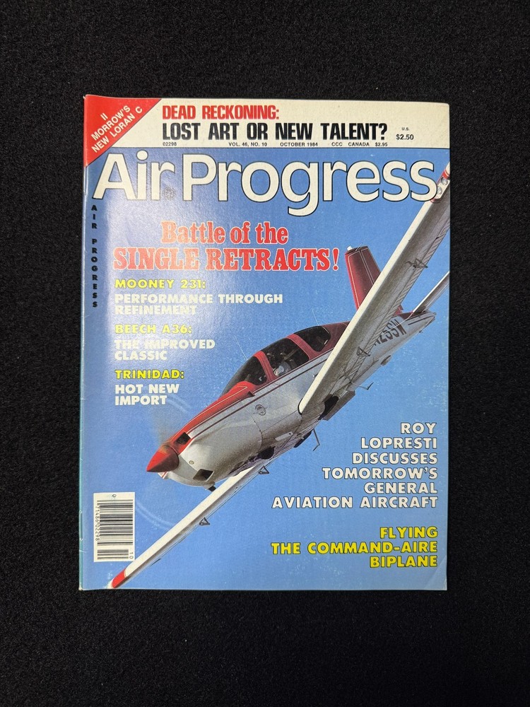 Air Progress Aviation Magazine October 1984 Battle Single Retracts Mooney 231