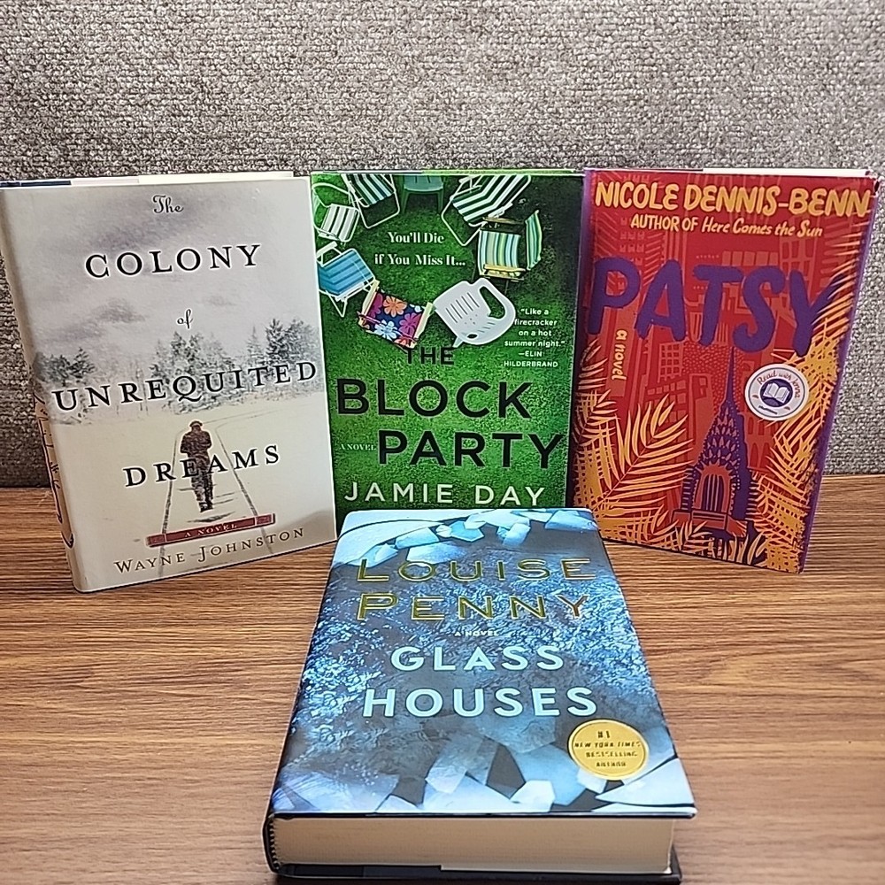 Lot of 4 Book Bundle Womens Fiction Cozy Mystery Book Gift Bundle Hardcovers