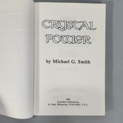1985 Crystal Power Book Michael Smith PB Book Liewellyns PSI-Tech Series