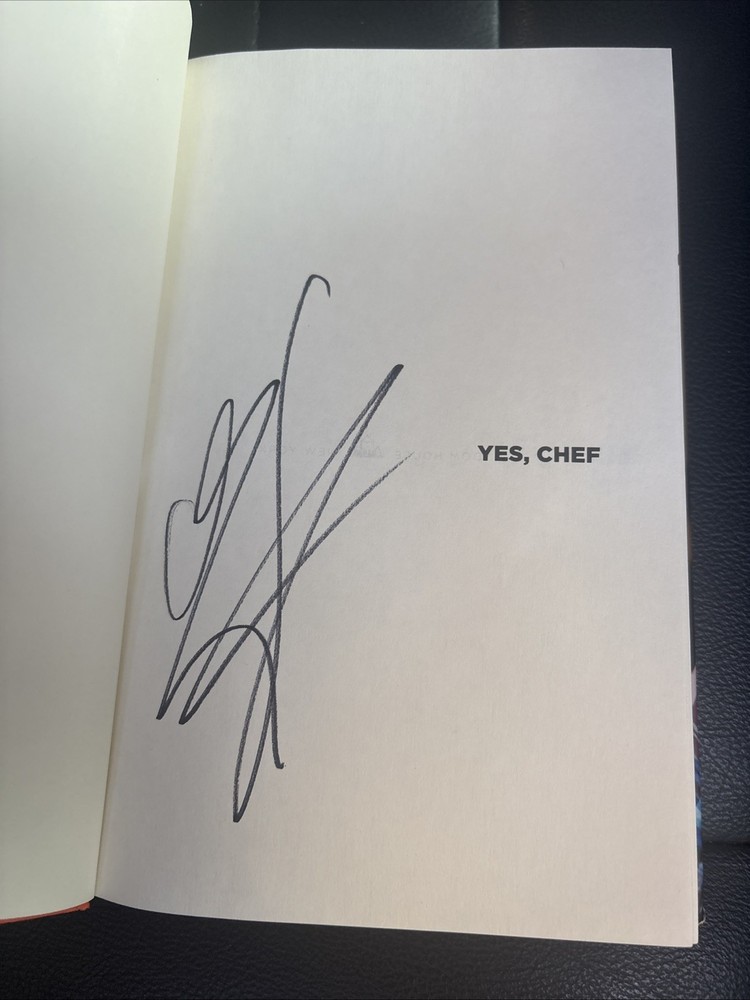 YES, CHEF A Memoir, by Marcus Samuelsson Signed 2012 Hardcover Autographed Book