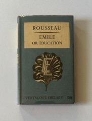 ROUSSEAU Emile Or Education | 1950 Everyman’s Library 518 Hardcover/Dust Jacket