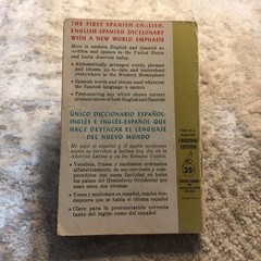 The University of Chicago Spanish-English Dictionary Castillo Bond 1959 Edition