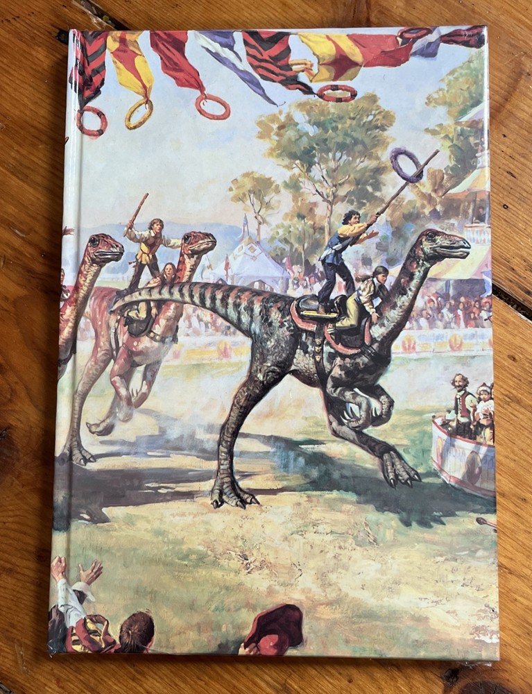 VTG DINOTOPIA Dinosaurs Olympics 1993 Turner Publishing James Gurney Blank Pages