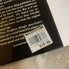 Stephen King The Stand For the First Time Complete & Uncut First Edition HCDJ!