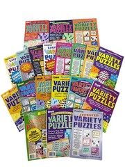 Lot of 50 Unsorted Variety Puzzle Books No Duplicates Dell Penny Press