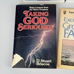 Religious Christian Books Lot of 10 – Hagin, Baxter, Briscoe, Arthur