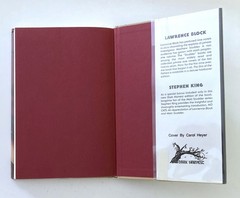 The Sins of the Fathers Lawrence Block Intro by Stephen King 1st HC Ed Ex Lib VG