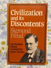 BOOK Civilization and its Discontents SIGMUND FREUD Standard Edition James Strac