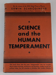 Science and the Human Temperament by Erwin Schrodinger 1935 Norton 1st Ed. HC