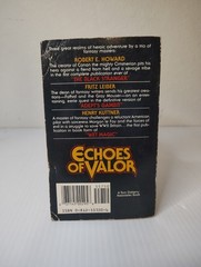 Echoes of Valor: Karl Edward Wagner (PaperBack Novel 1987) Robert E Howard 1st