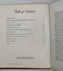 The Creative Cook 1978 Campbell Soup Co. Hard Cover 172 Pages