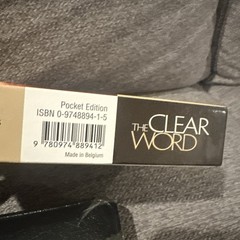 The Clear Word Pocket Edition Black Bonded Leather By Jack Blanco