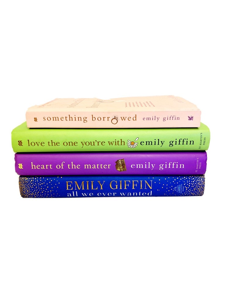 Emily Giffin Books Lot of 4 HB/PB Mixed Set Romance Chick Lit