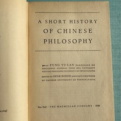 History of Chinese Philosophy, First Printing 1948 by Fung, Yu-lan