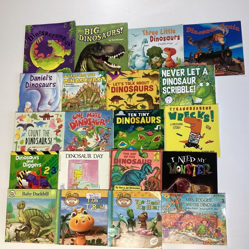 Dinosaur Kindergarten 1st 2nd 3rd 4th 5th Grade Children’s Story 20 Book Lot