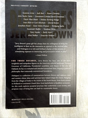 SIGNED Dialogues by Jerry Brown (1999, Paperback) 1st Ed 2nd Pri Autographed
