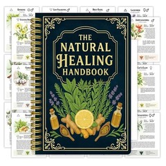 The Natural Healing Handbook Spiral-Bound Guide for Herbal Remedies & Natural