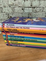 1990’s Walt Disney Wonderful World of Reading HB Books Lot Of 16 Vtg Excellent