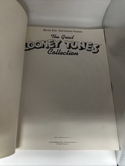 THE GREAT LOONEY TUNES COLLECTION Songbook 1990 First Edition Trade Paperback