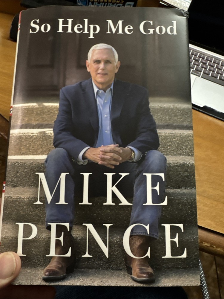 So Help Me God by Mike Pence SIGNED Bookplate (2022, Hardcover)