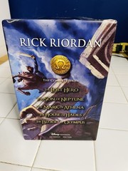 The Heroes of Olympus Rick Riordan Complete Book Set 1-5 Hardcover Box Set