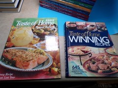 Taste of Home Annual Recipes Cookbook Lot 12 Hardcover 1990’s-2000’s