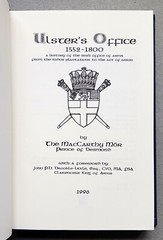 Ulster’s Office 1552-1800 A History Of The Irish Office Of Arms MacCarthy Mor HC