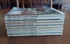 41 Vintage Analog Science Fiction Science Fact Lot Of 41 From 1965 – 1972