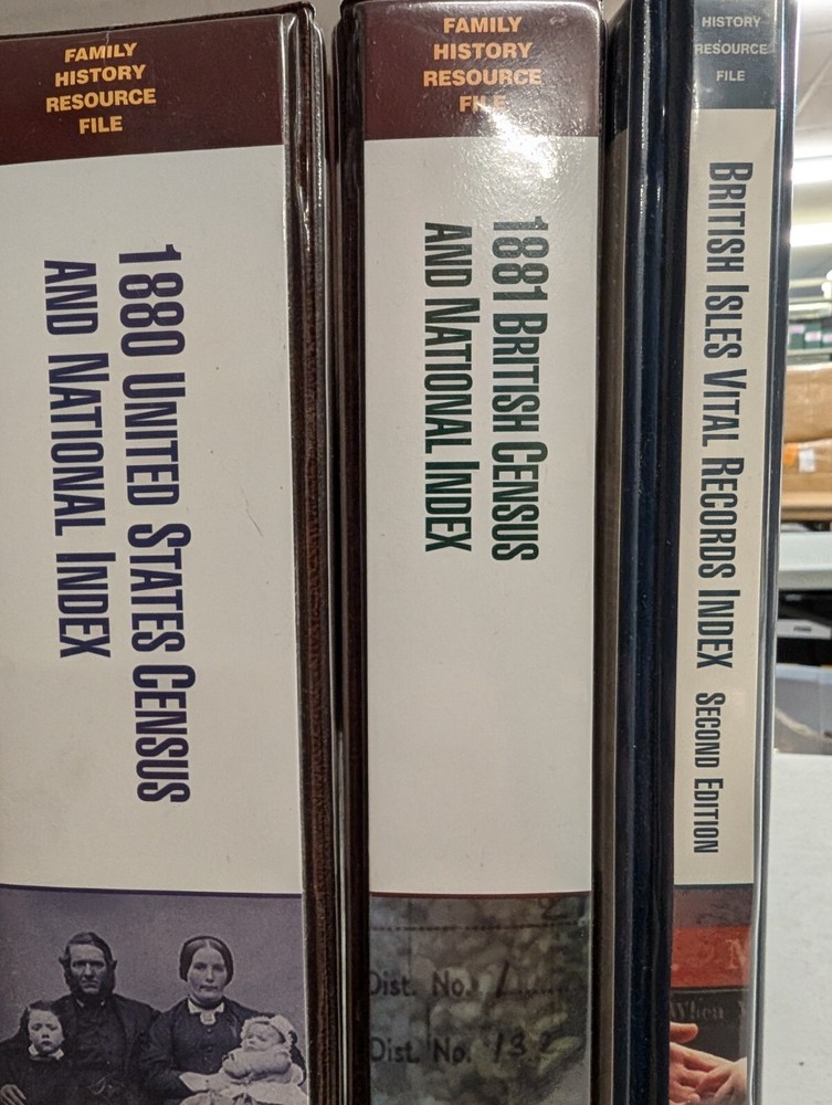 Family Search Genealogical Research CD Rom 3 sets in bundle VG 240711