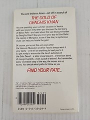 1-7 and 9 Indiana Jones Find Your Fate Adventure books