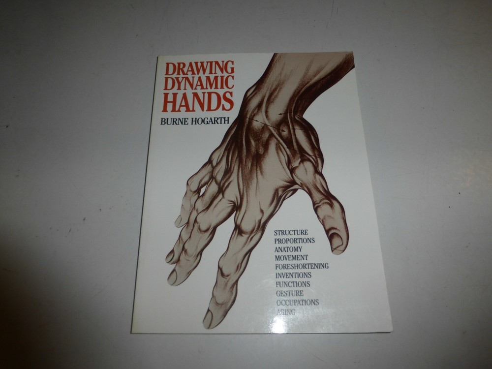 Drawing Dynamic Hands by Burne Hogarth 9780823013685 (Paperback, 1988) 122