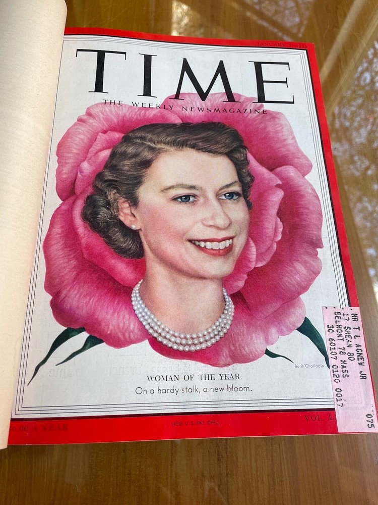 TIME Magazine – Original Bound Volume – January-March 1953 – Rare time capsule!