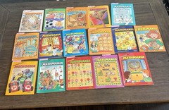 1999 Highlights Mathmania Puzzle Activity Books (Lot of 16) Homeschool Learning