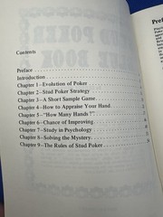 Vintage Rare 7 Card Stud Poker Casino Gambling Paperbacks, 5 Book Lot
