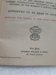 Red Letter Testament thomas nelson red cover antique