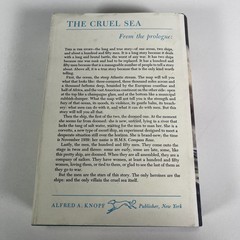 The Cruel Sea A Novel by Nicholas Monsarrat (1951, Hardcover) Borzoi Book
